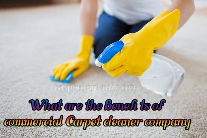 What are the Benefits of commercial Carpet cleaner company