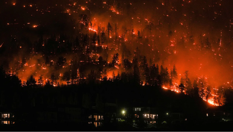 Impact of Wildfires in Canada today
