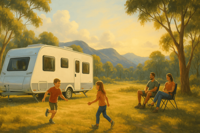Guide to Travelling with Kids in a Caravan