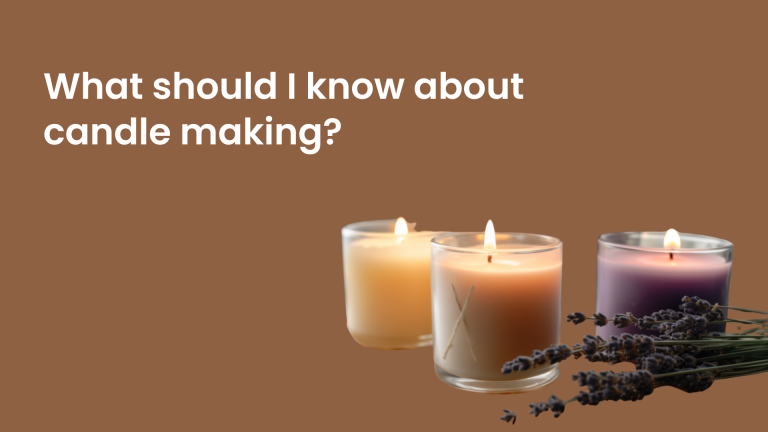 What should I know about candle making
